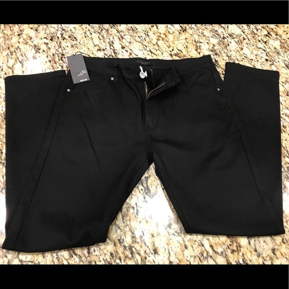 jet black skinny jeans for mens